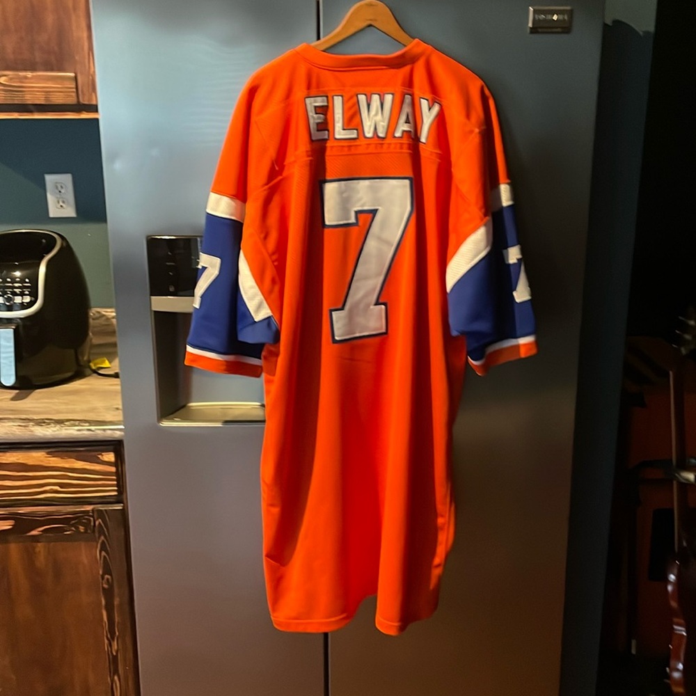 Vintage John Elway Mitchell & Ness  1994 Denver Broncos Jersey Sz 54 Game Style